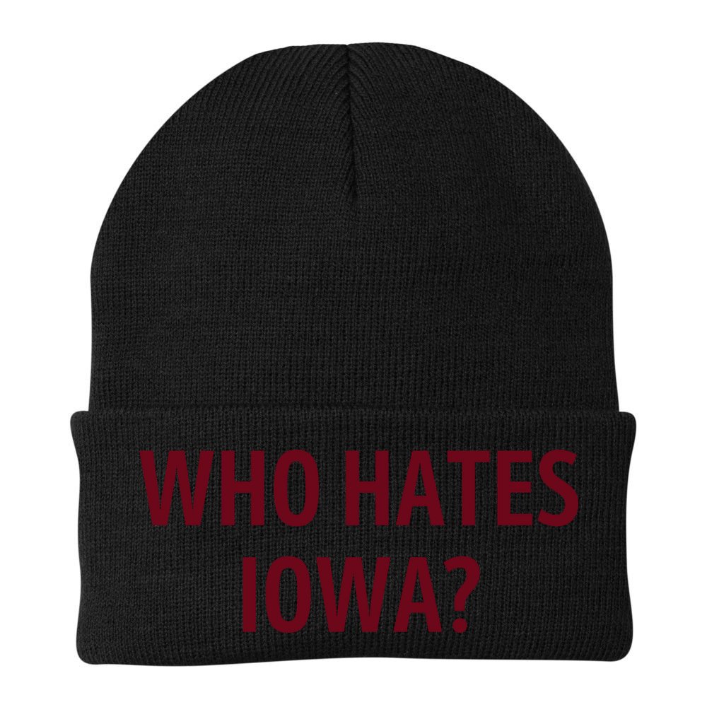 Who Hates Iowa Wehateiowa 00 Classic Beanie