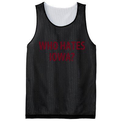 Who Hates Iowa Wehateiowa 00 Classic Mesh Reversible Basketball Jersey Tank