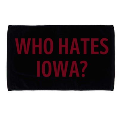 Who Hates Iowa Wehateiowa 00 Classic Microfiber Hand Towel