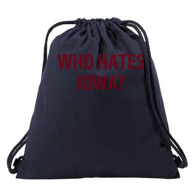 Who Hates Iowa Wehateiowa 00 Classic Drawstring Bag