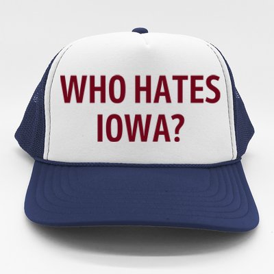 Who Hates Iowa Wehateiowa 00 Classic Trucker Hat