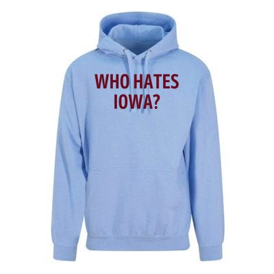 Who Hates Iowa Wehateiowa 00 Classic Unisex Surf Hoodie