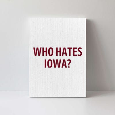 Who Hates Iowa Wehateiowa 00 Classic Canvas