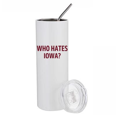 Who Hates Iowa Wehateiowa 00 Classic Stainless Steel Tumbler