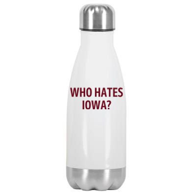 Who Hates Iowa Wehateiowa 00 Classic Stainless Steel Insulated Water Bottle