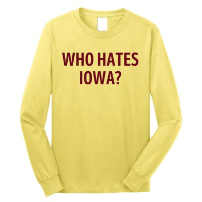 Who Hates Iowa Wehateiowa 00 Classic Long Sleeve Shirt