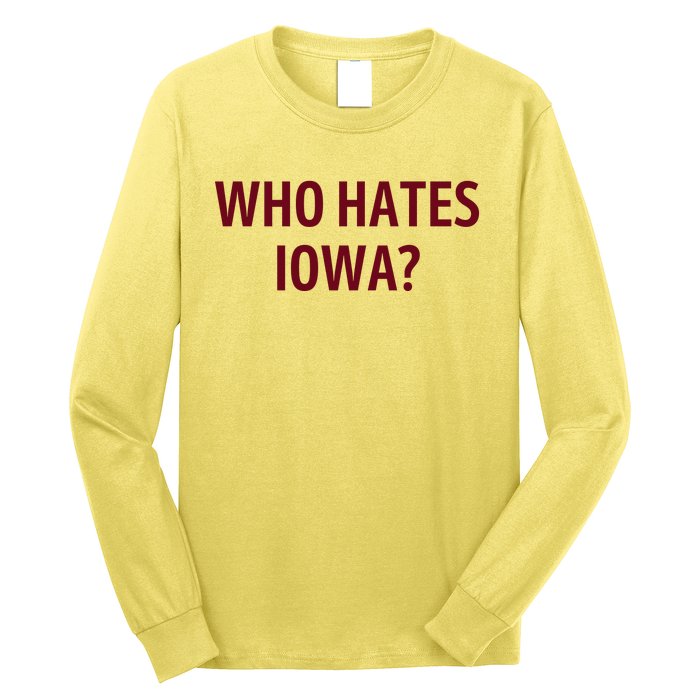 Who Hates Iowa Wehateiowa 00 Classic Long Sleeve Shirt