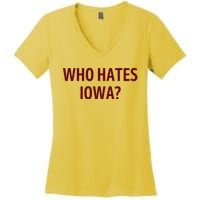 Who Hates Iowa Wehateiowa 00 Classic Women's V-Neck T-Shirt