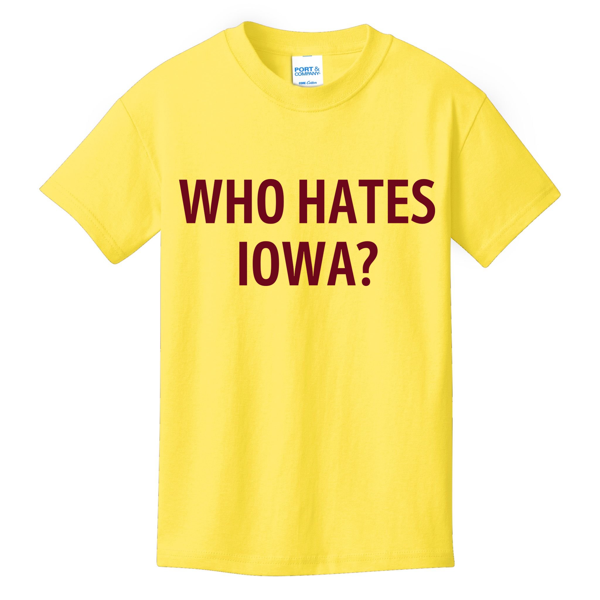 Who Hates Iowa Wehateiowa 00 Classic Kids T-Shirt