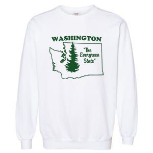 Washington Home I Love Wa Evergreen State Garment-Dyed Sweatshirt