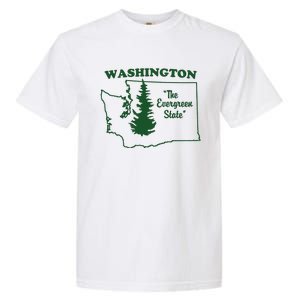 Washington Home I Love Wa Evergreen State Garment-Dyed Heavyweight T-Shirt