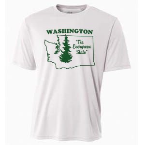 Washington Home I Love Wa Evergreen State Cooling Performance Crew T-Shirt