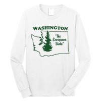 Washington Home I Love Wa Evergreen State Long Sleeve Shirt