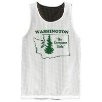 Washington Home I Love Wa Evergreen State Mesh Reversible Basketball Jersey Tank