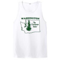 Washington Home I Love Wa Evergreen State PosiCharge Competitor Tank