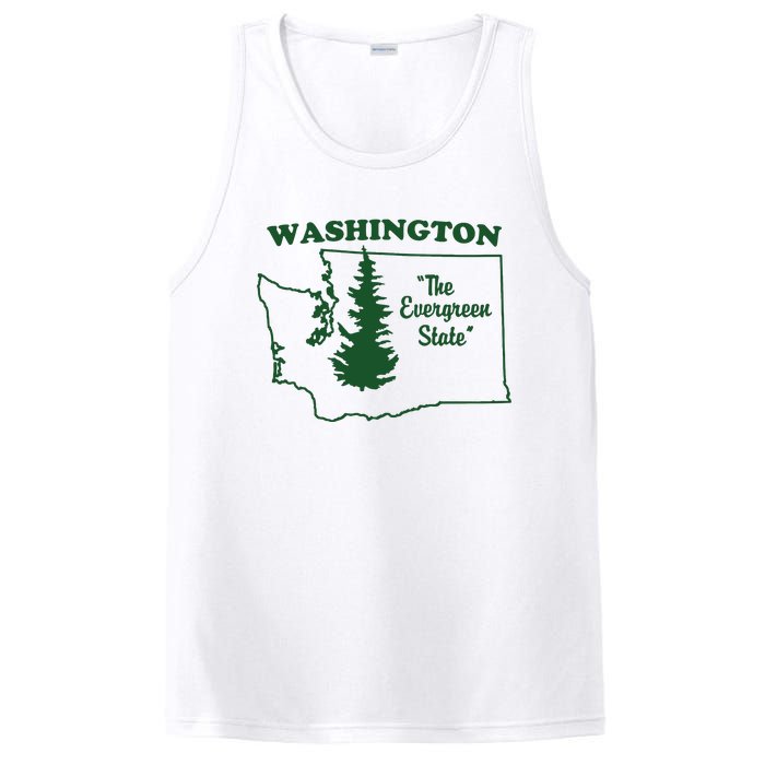 Washington Home I Love Wa Evergreen State PosiCharge Competitor Tank