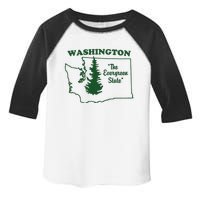 Washington Home I Love Wa Evergreen State Toddler Fine Jersey T-Shirt