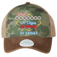 What Happens In Vegas Stays In Vegas Fun Vegas Trip Legacy Tie Dye Trucker Hat