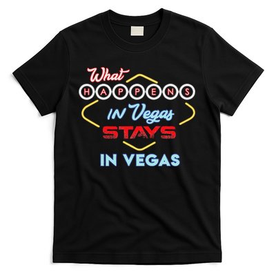 What Happens In Vegas Stays In Vegas Fun Vegas Trip T-Shirt