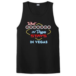 What Happens In Vegas Stays In Vegas Fun Vegas Trip PosiCharge Competitor Tank