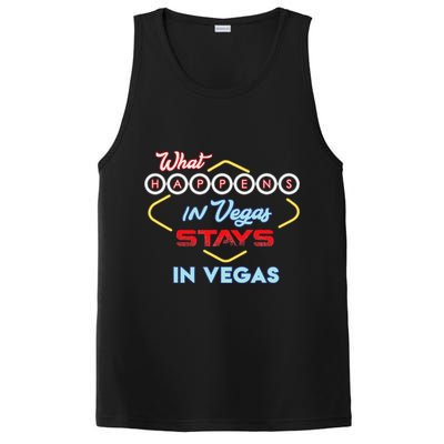 What Happens In Vegas Stays In Vegas Fun Vegas Trip PosiCharge Competitor Tank