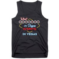 What Happens In Vegas Stays In Vegas Fun Vegas Trip Tank Top