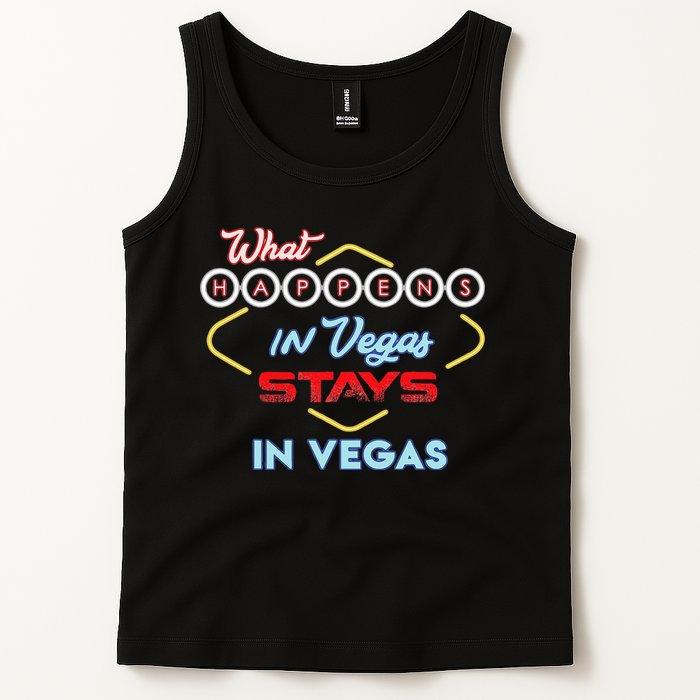 What Happens In Vegas Stays In Vegas Fun Vegas Trip Tank Top