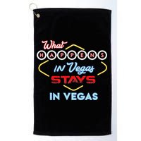 What Happens In Vegas Stays In Vegas Fun Vegas Trip Golf Towel