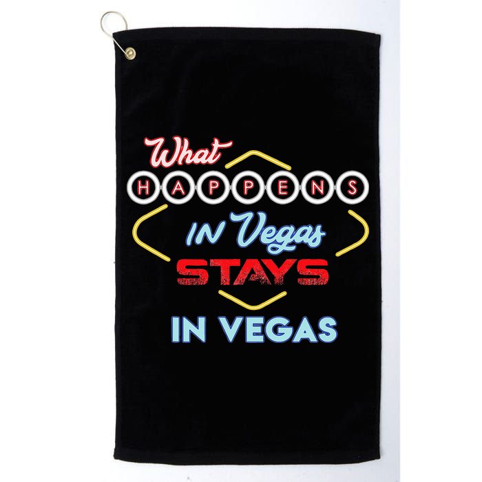 What Happens In Vegas Stays In Vegas Fun Vegas Trip Golf Towel