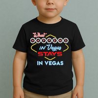 What Happens In Vegas Stays In Vegas Fun Vegas Trip Toddler T-Shirt