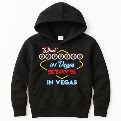 What Happens In Vegas Stays In Vegas Fun Vegas Trip Kids Hoodie