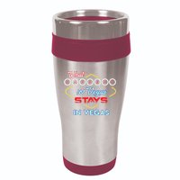 What Happens In Vegas Stays In Vegas Fun Vegas Trip 16oz Travel Tumbler