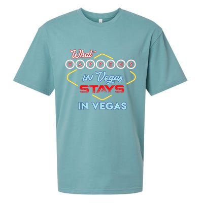 What Happens In Vegas Stays In Vegas Fun Vegas Trip Sueded Cloud Jersey T-Shirt