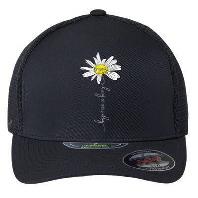 Womens Happiness Is Being A Grammy Daisy Mother's Day Gifts Flexfit Unipanel Trucker Cap