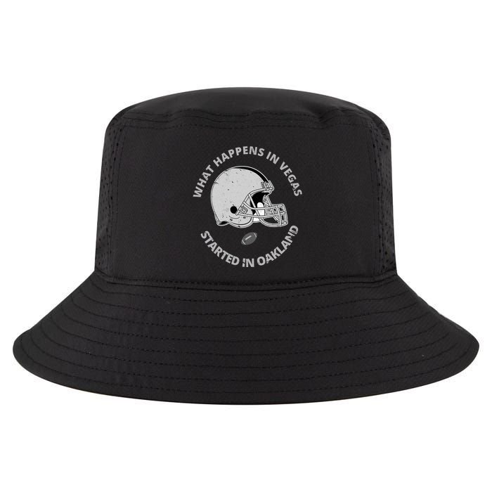What Happens In Vegas Started In Oakland Cool Comfort Performance Bucket Hat