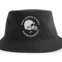 What Happens In Vegas Started In Oakland Sustainable Bucket Hat