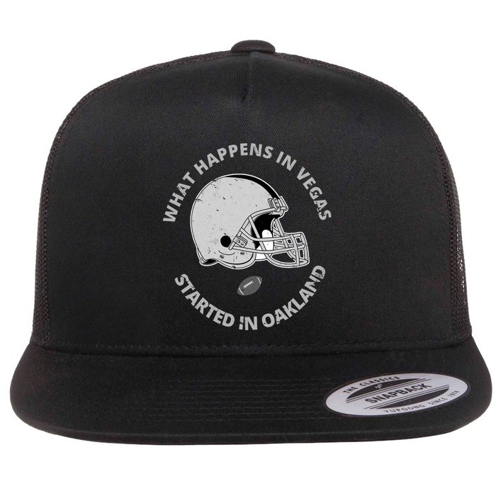 What Happens In Vegas Started In Oakland Flatbill Hat