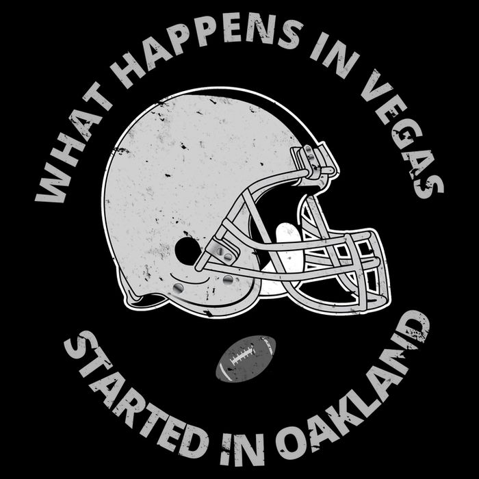 What Happens In Vegas Started In Oakland 16 in Basic Backpack