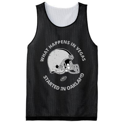 What Happens In Vegas Started In Oakland Mesh Reversible Basketball Jersey Tank