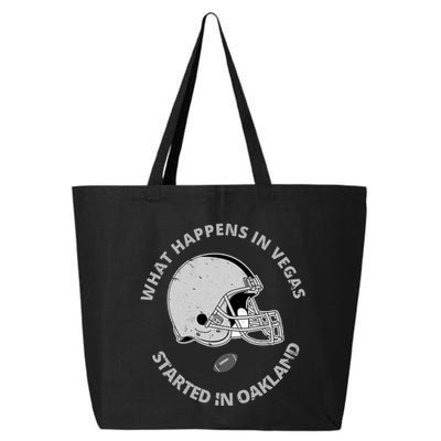 What Happens In Vegas Started In Oakland 25L Jumbo Tote