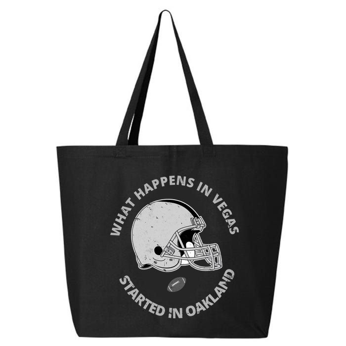 What Happens In Vegas Started In Oakland 25L Jumbo Tote