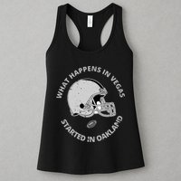 What Happens In Vegas Started In Oakland Womens Tank Top