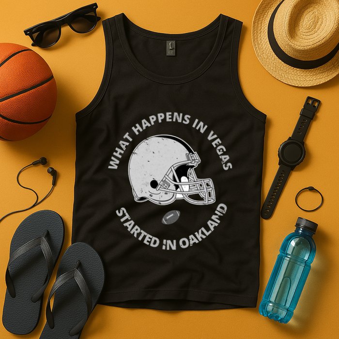 What Happens In Vegas Started In Oakland Tank Top