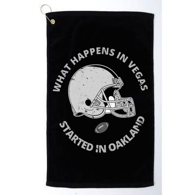 What Happens In Vegas Started In Oakland Golf Towel