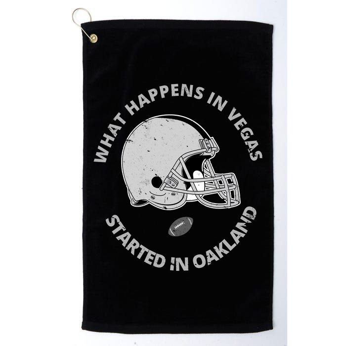 What Happens In Vegas Started In Oakland Golf Towel