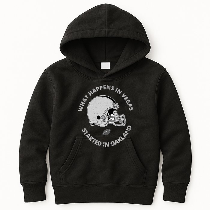 What Happens In Vegas Started In Oakland Kids Hoodie