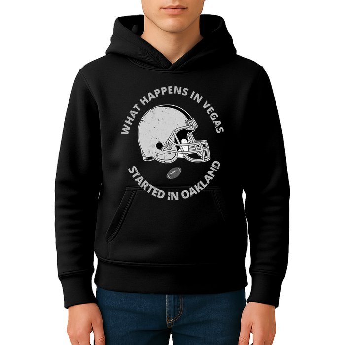 What Happens In Vegas Started In Oakland Kids Hoodie