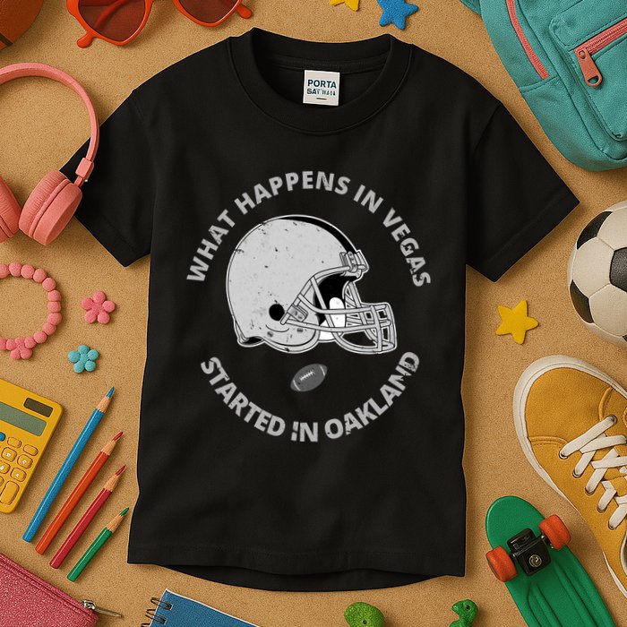 What Happens In Vegas Started In Oakland Kids T-Shirt
