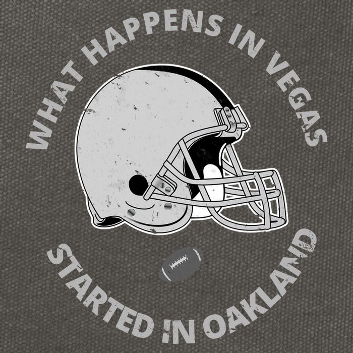 What Happens In Vegas Started In Oakland Cotton Canvas Backpack