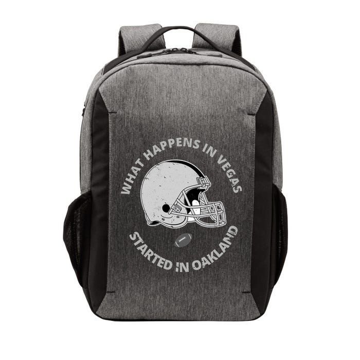 What Happens In Vegas Started In Oakland Vector Backpack